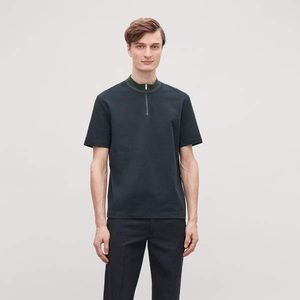 COS Half zipped mock neck